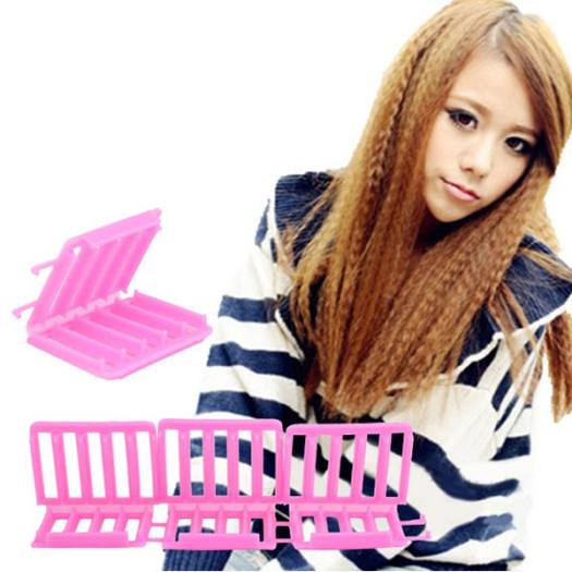 Combo 3 vĩ 9 kẹp nhựa bấm tóc gãy, tóc xù, tóc gợn sóng