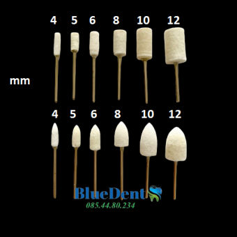 Đầu Nỉ Len Đánh Bóng Trục 2.35mm Đánh Bóng Kim Loại, Sứ, Nhựa, Trang Sức,Viền Điện Thoại