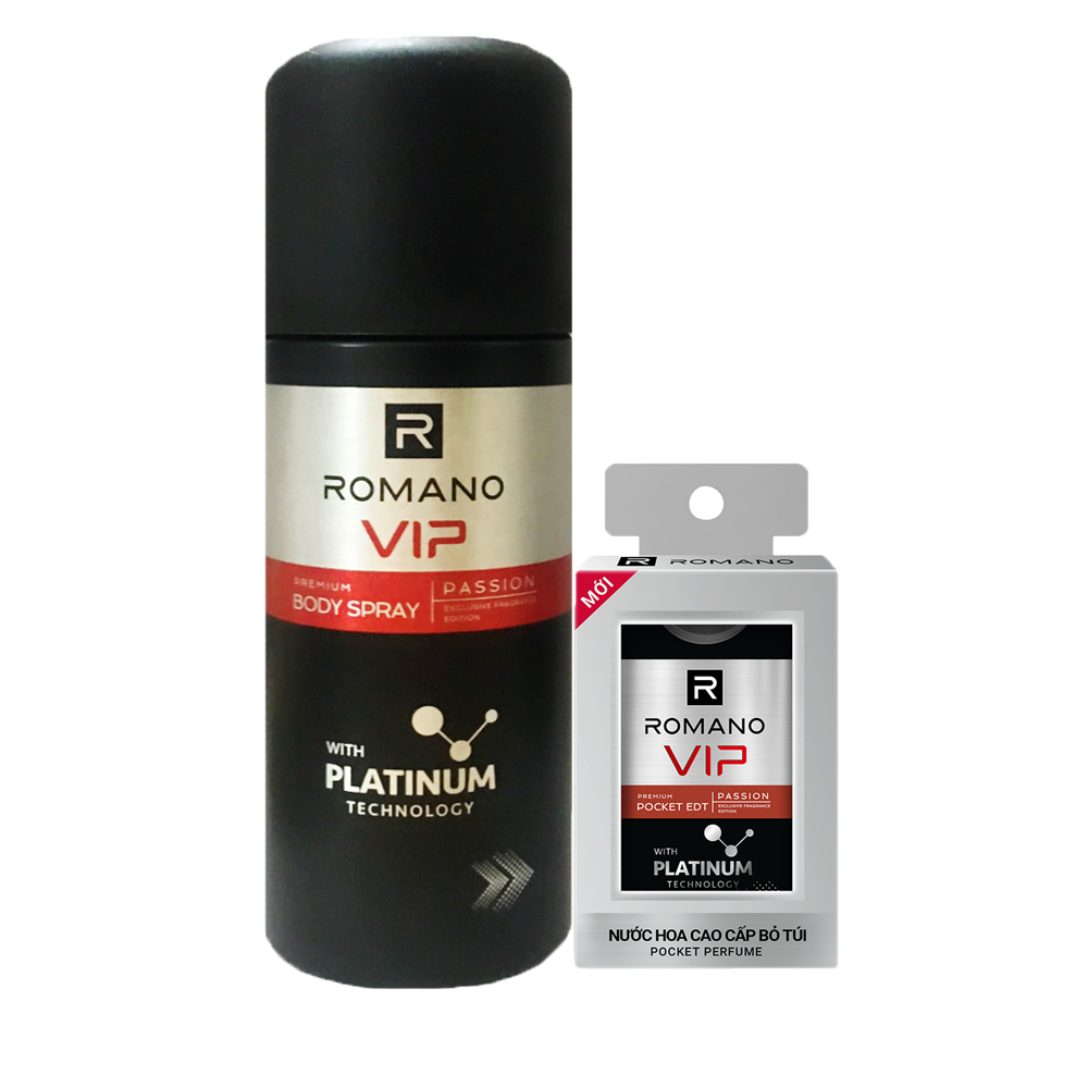 Combo Vip Passion: Xịt Ngăn mùi nước hoa 150ml+Nước hoa bỏ túi 18ml