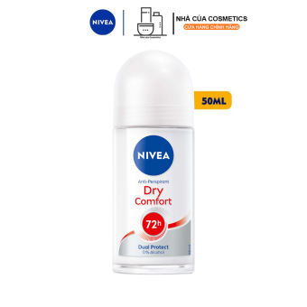 Lăn Khử Mùi Nivea Comfort Khô Thoáng Cho Nữ 50ml Dry Comfort 72H
