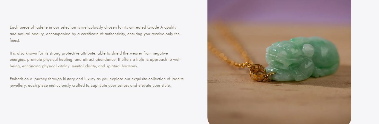 Hoseiki Jadeite's Embrace: Fei Cui Bracelet & Necklace Bundle (Free Jadeite Elephant) · v3