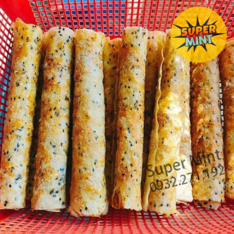Bánh tráng cuộn mắm ruốc Chà Bông tép - Chính gốc Anh Bảy Mập - Đặc sản Phan Rang - Bánh Ăn vặt