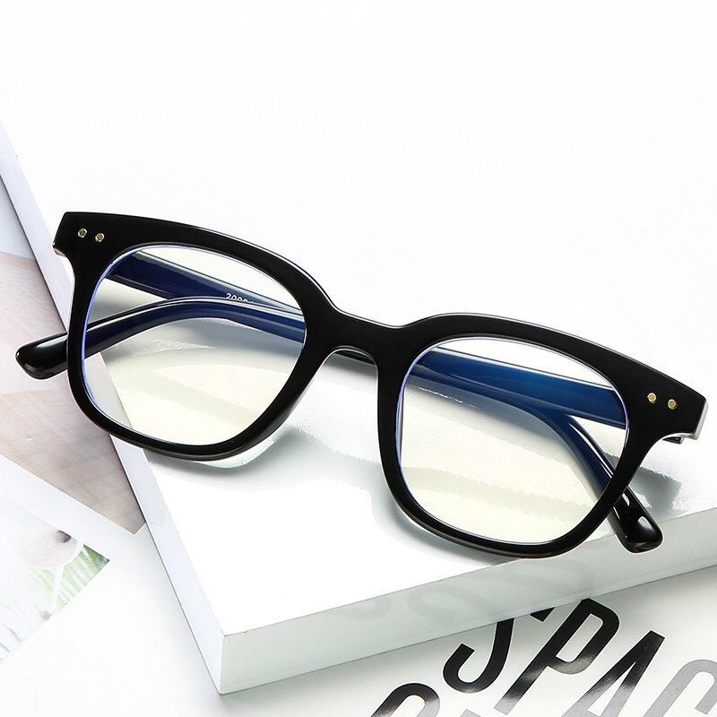 Kính giả cận chữ V mắt kính không độ phong cách Ulzzang đẹp giá rẻ ABICA 050