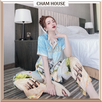 Bộ ngủ Pyjama nữ Lụa Tơ Tằm Đồ bộ pijama thiết kế cao cấp
