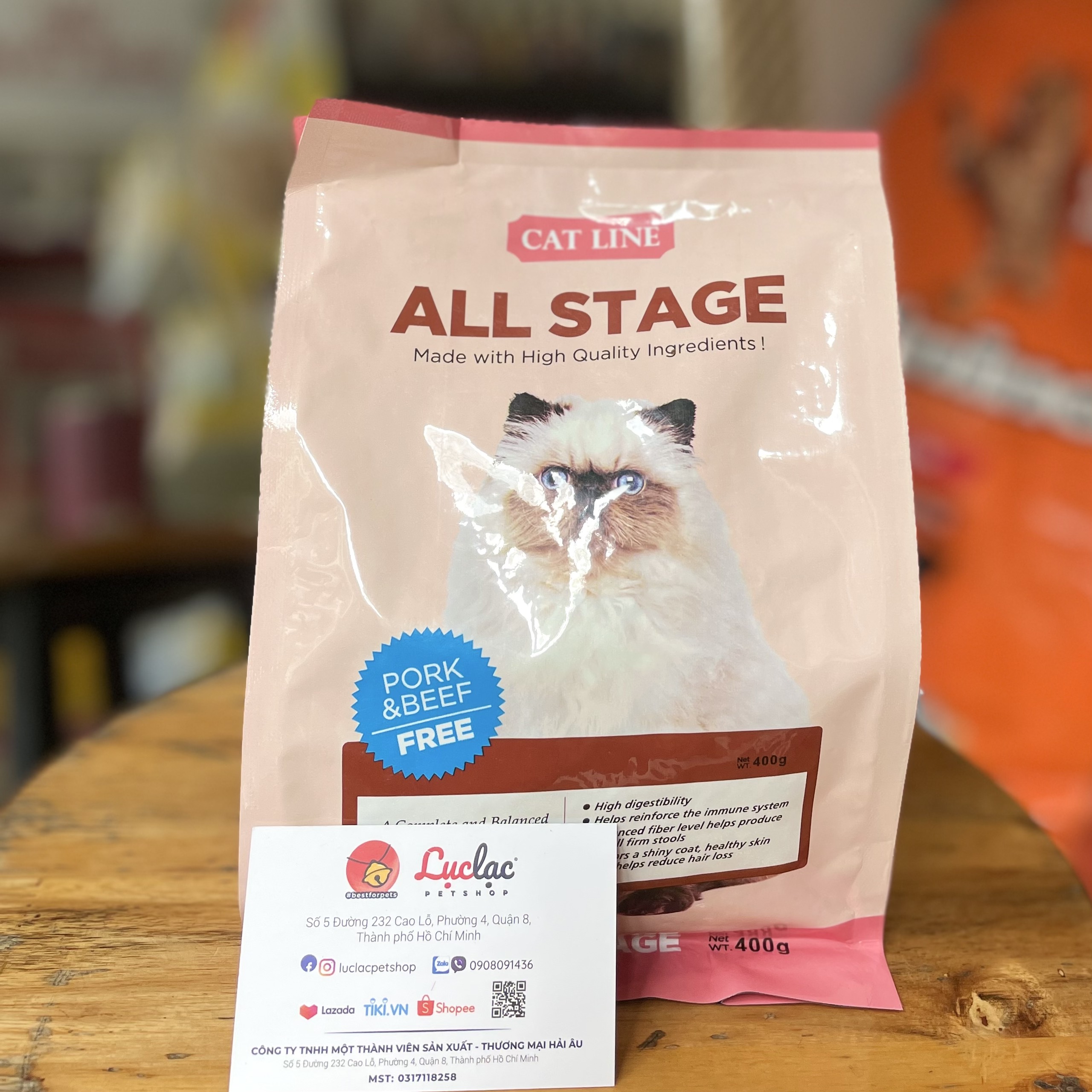 Hạt Cat Line All Stage cho Mèo mọi lứa tuổi nhập khẩu Hàn Quốc - Túi 400g