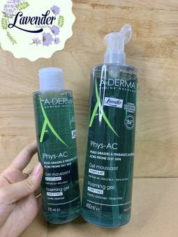 Sữa rửa mặt Aderma Phys-AC Gel Moussant Purifiant
