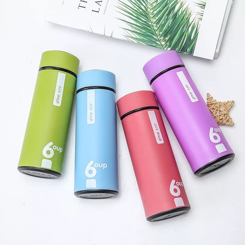 Bình nước giữ nhiệt Mini lõi thủy tinh 400ml