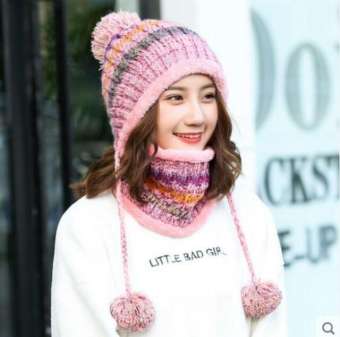 Mũ Nón Len Kèm Khăn Nam Nữ Cao Cấp