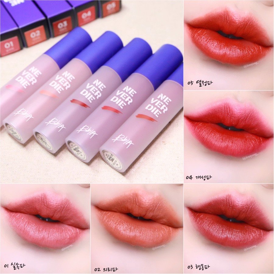 Son Kem Lì Bbia Never Die Tint Mền Mịn Môi (5 màu) 4.8g