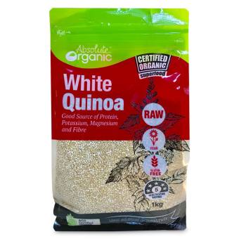 Hạt Diêm Mạch Trắng Absolute Organic White Quinoa 1kg