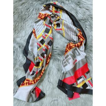 Khăn lụa dài quàng cổ FENDI cao cấp 80x180 cm Khăn lụa ThyThy, choàng tắm đi biển, làm áo kiểu, khoác áo dài
