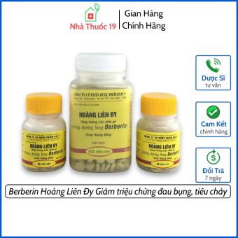 Berberin Lọ 500 Viên Hoàng Liên ĐY - Giảm triệu chứng rối loạn tiêu hoá, đau bụng, tiêu chảy