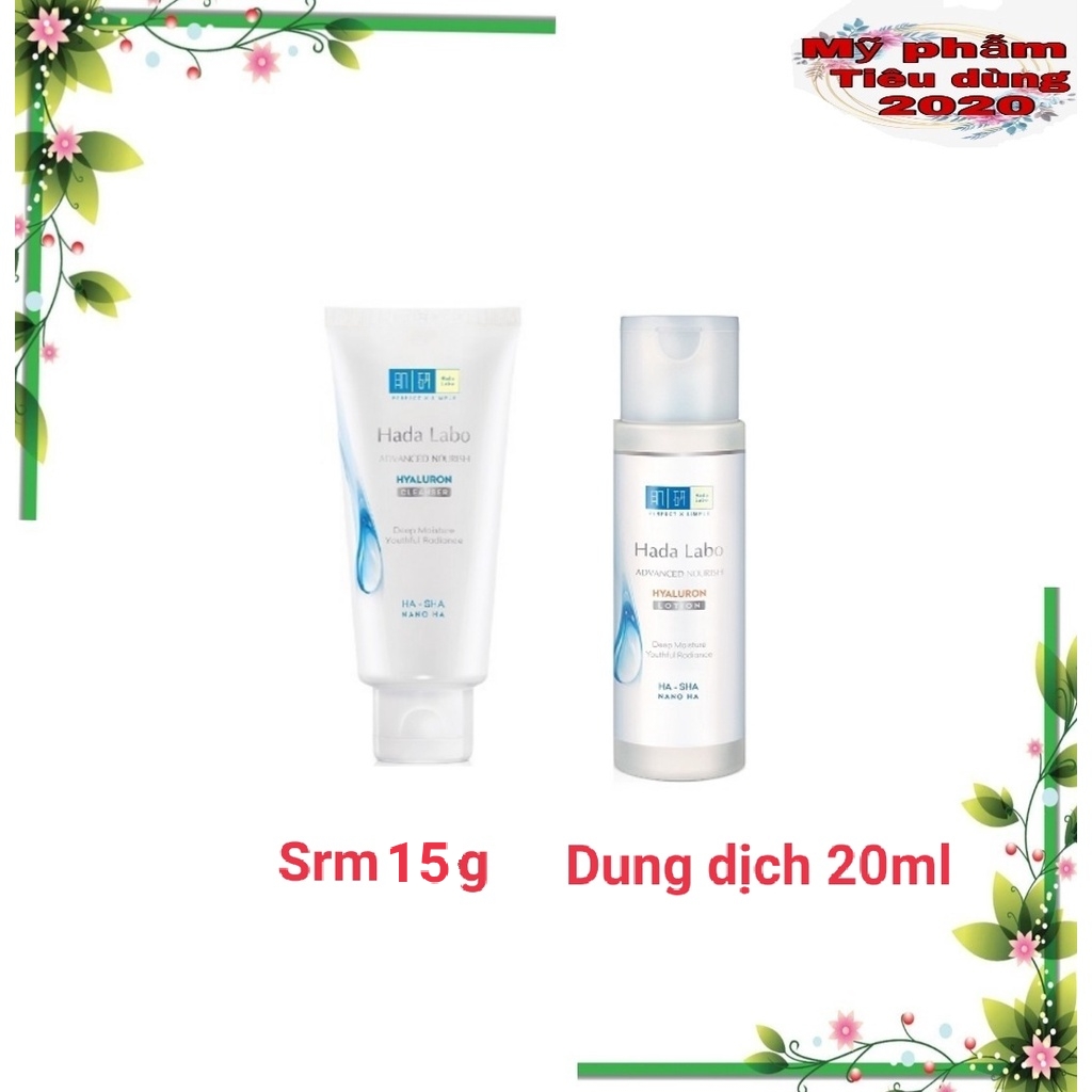 Bộ Đôi Dưỡng Da Mini Hada labo dưỡng ẩm