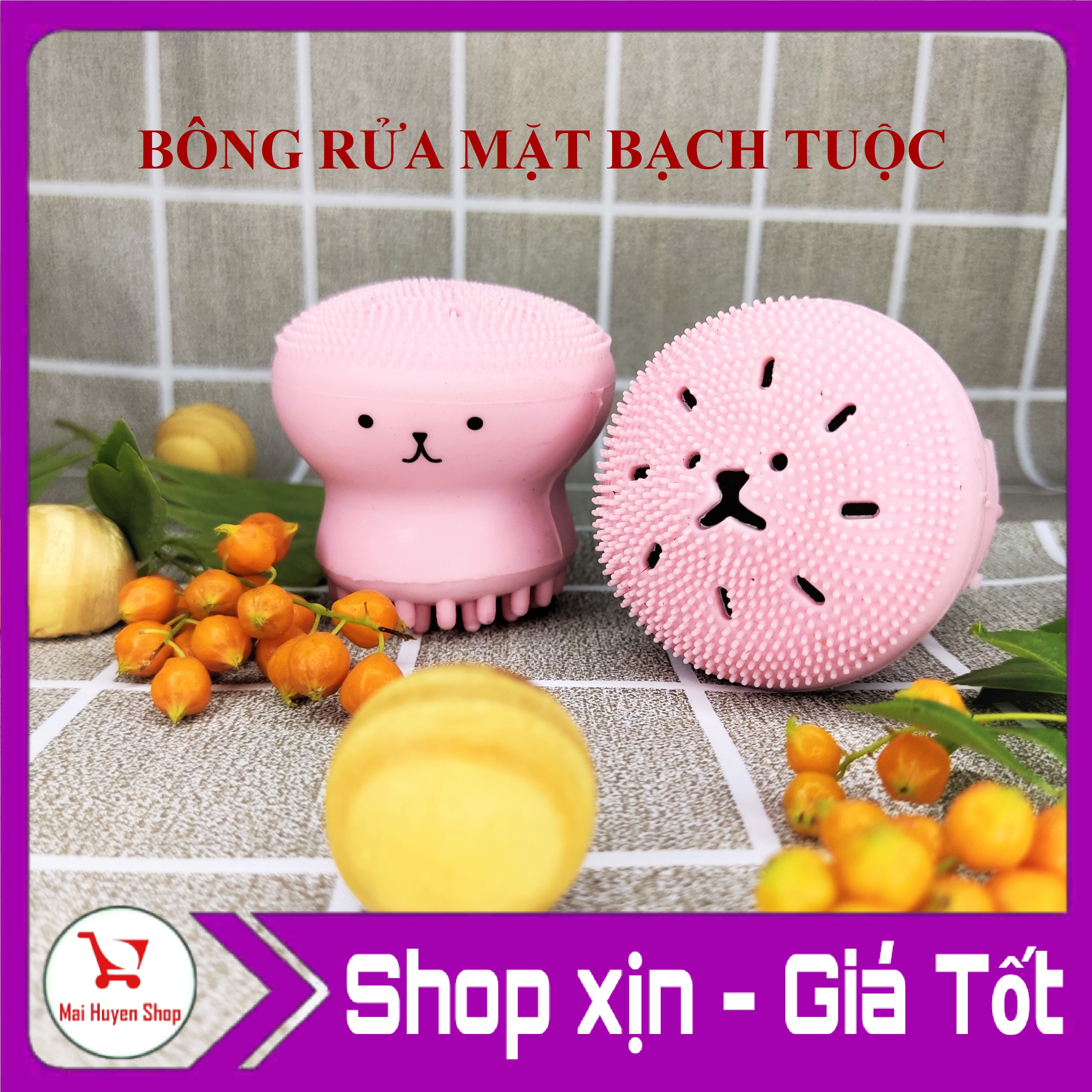 Dụng cụ massage Bạch tuộc tạo bọt rửa mặt siêu sạch