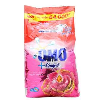 Bột Giặt OMO Comfort Tinh Dầu Thơm ( Hồng ) Túi 5-5Kg