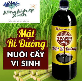 Mật rỉ đường ủ dịch ủ dịch chuối, phân hữu cơ, nuôi cấy vi sinh Sfarm chai 1 lít