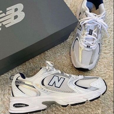 Giày thể thao nam nữ sneaker new.balan.ce 530 màu bạc