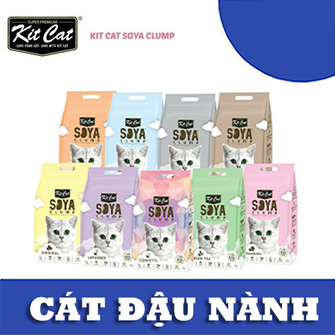 Cát đậu nành cho mèo-KITCAT SOYA CLUMP|Cát cho mèo|cát đậu nành|Cát đậu nành hữu cơ|Cát bảo vệ môi trường|Cát vệ sinh mèo kitcat|cát vệ sinh mèo nhiều màu|cát vệ sinh nhiều mùi hương|vệ sinh mèo|Cát mèo nhiều hương