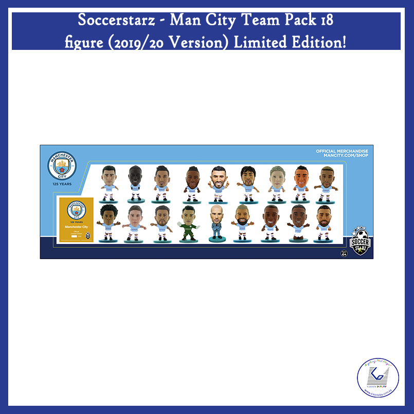 Manchester City SoccerStarz Team Pack 2019-20