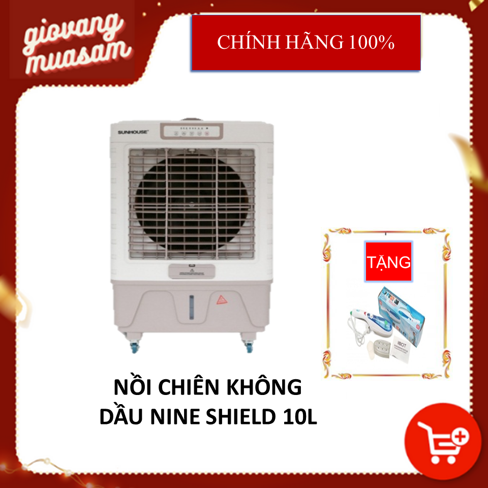 Quạt điều hòa sunhouse shd7746 + tặng bàn là hơi cầm tay tobi
