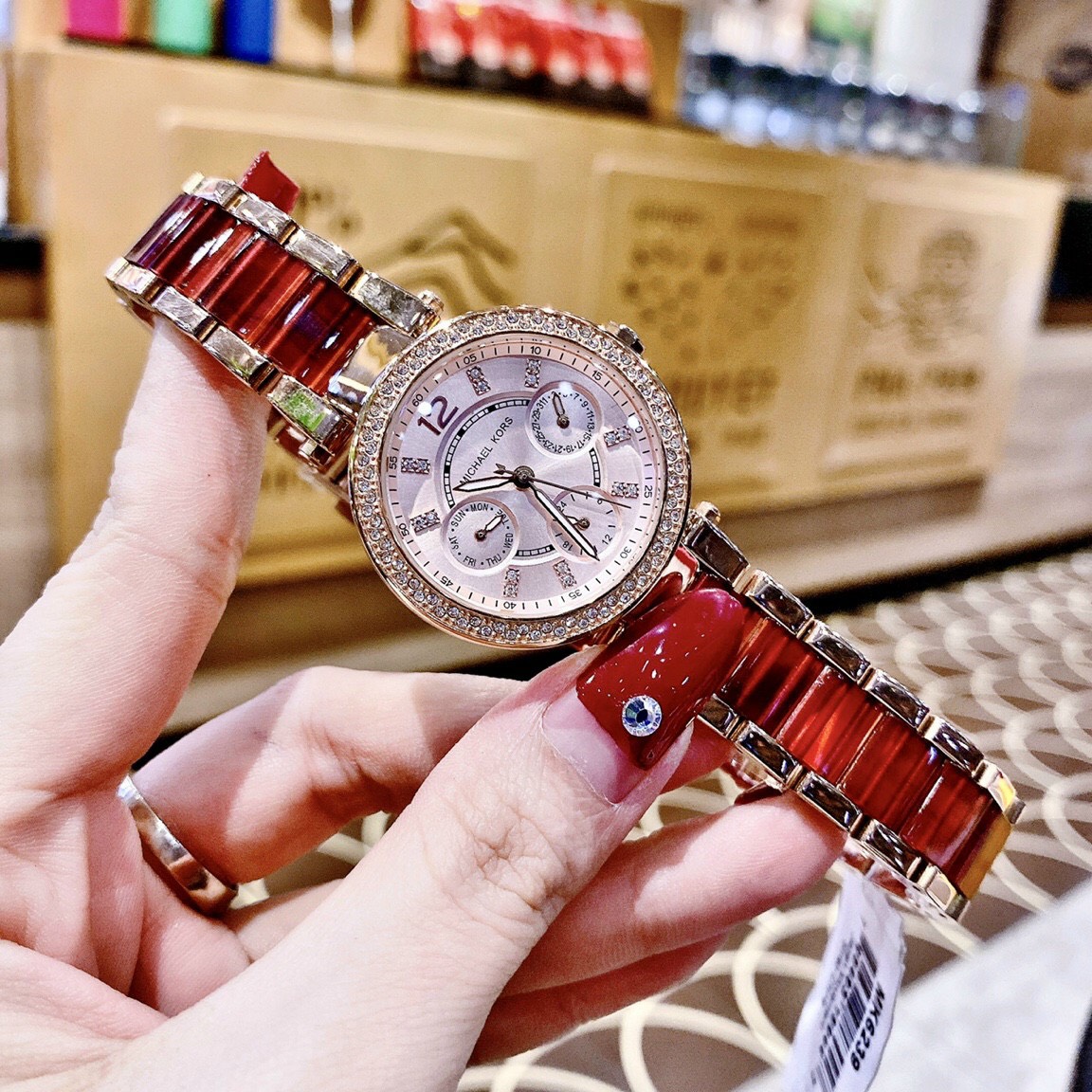 Đồng hồ nữ dây kim loại Michael K0rs MK5842 size 33mm fullboxvỏ thép không gỉchống nướcđồng hồ nữ sang trọng