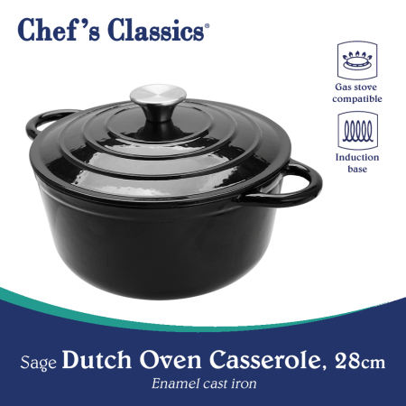 Chef's Classics Sage Dutch Oven Casserole, 28cm