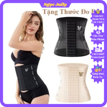 TẶNG THƯỚC DÂY ĐO - Đai M+,Đai nịt bụng, đai gen bụng giảm mỡ giảm đau lưng,có 6 nấc móc cài điều chỉnh rộng chật, thon gọn eo ngay sau khi sử dụng mới nhất hiện nay