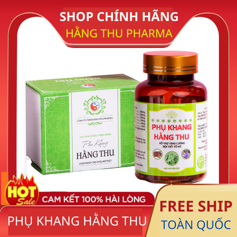 Phụ khang hằng thu tặng kèm lọ uống phụ khang