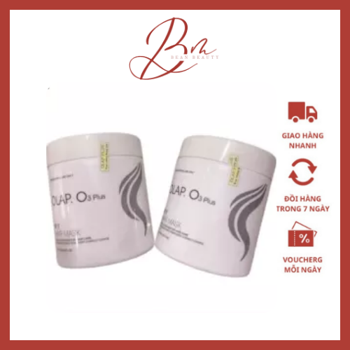 Kem hấp ủ tóc phục hồi Siêu Mềm Mượt Olap.O3 Plus 1000ml cho tóc hư tổn khô xơ rối suôn mượt vào nếp