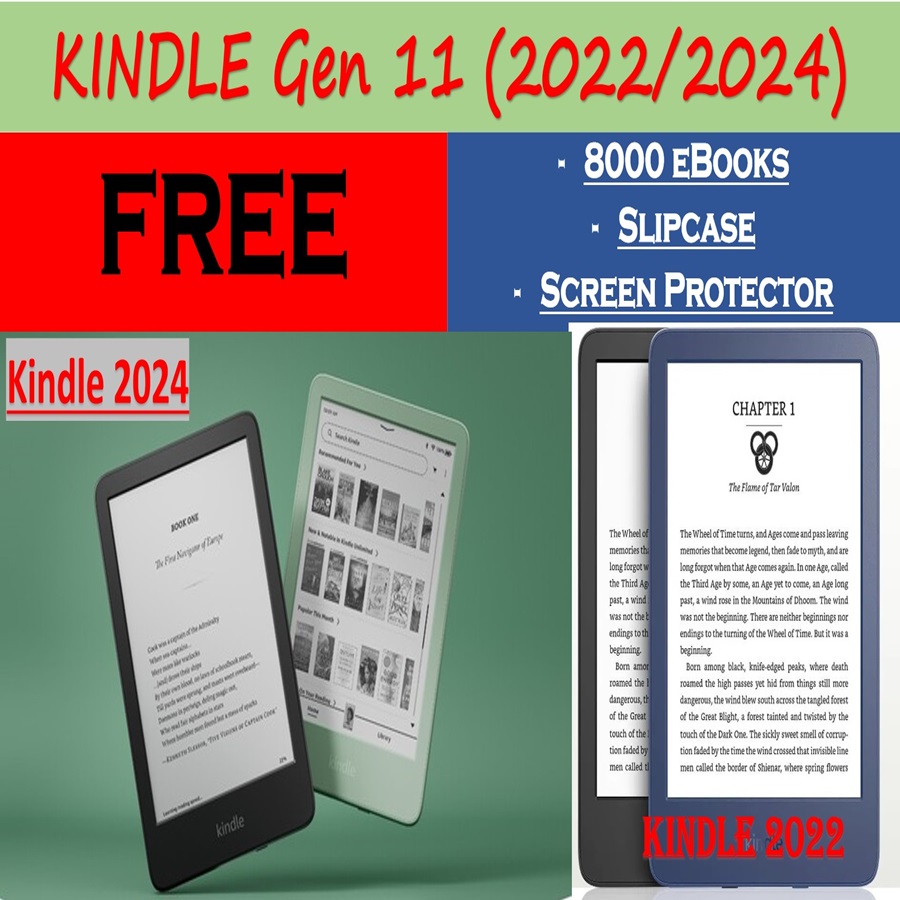 Kindle Ebook Reader: Latest Amazon Kindle Paperwhite 6 With