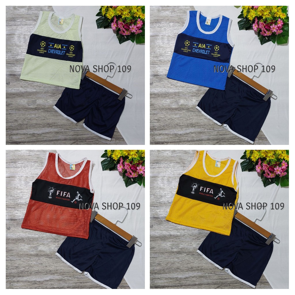 Combo 3 Bộ đồ bé trai, Bộ đồ lưới bé trai mát mẻ, phù hợp cho bé từ 8kg đến 16kg, đồ bộ bé trai 1 - 4tuổi