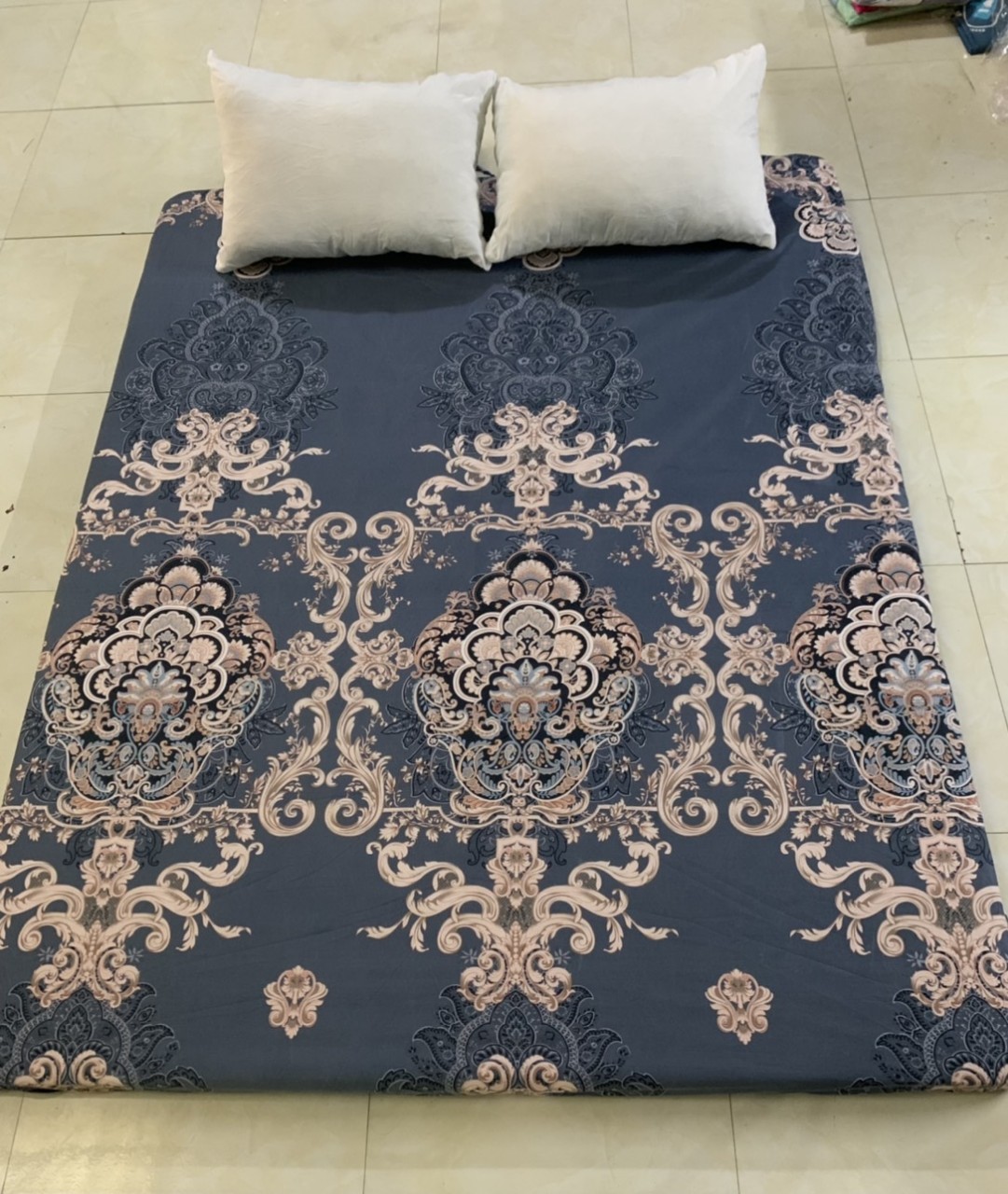 Ga chống thấm cotton hoạ tiết, ga chống thấm cotton cao cấp, ga chống thấm cotton kháng khuẩn không bí nóng, không sột soạt