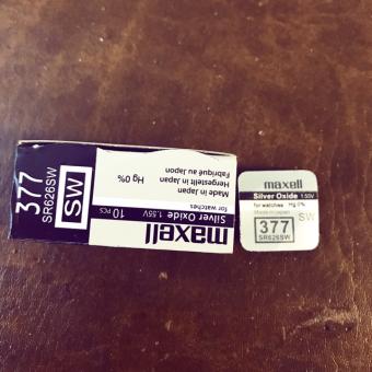 Viên Pin Đồng Hồ Maxell 377 SR626SW - pin maxell 626 - 377  vỉ 1 viên