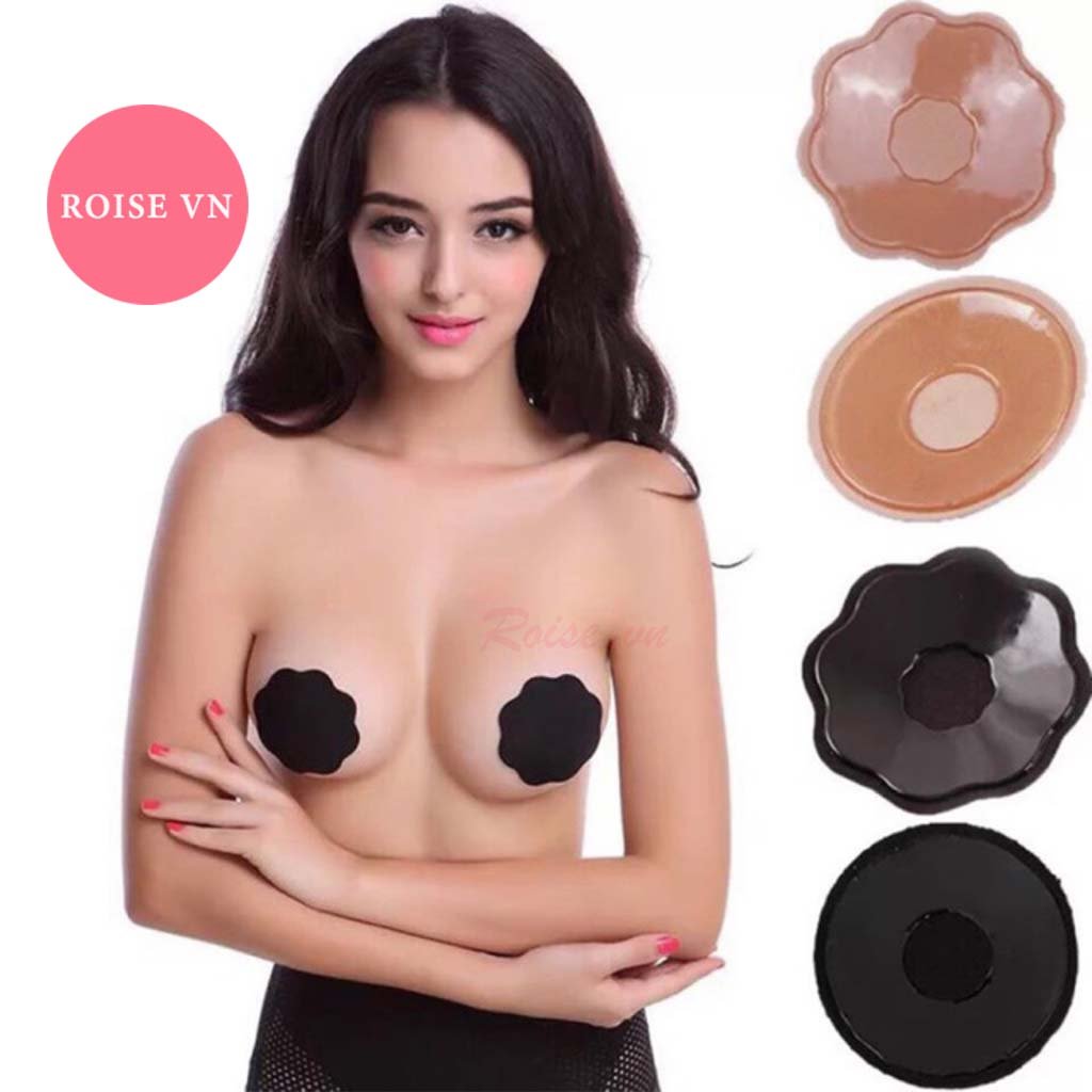Miếng dán ngực - set 2 miếng dán nhũ hoa cao cấp