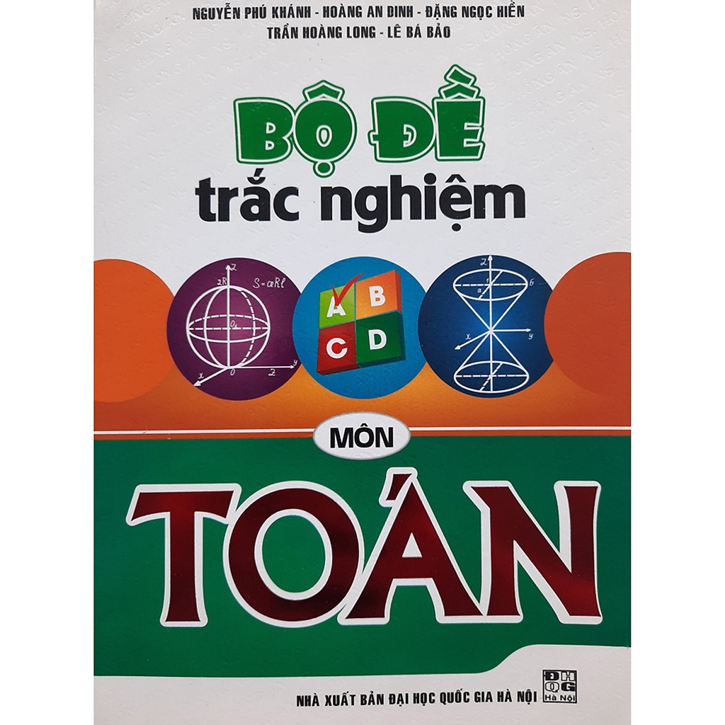 Sách - bộ đề trắc nghiệm môn toán