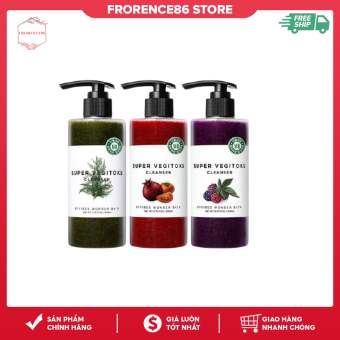 300ML_Sữa Rửa Mặt Thải Độc Rau Củ Quả Super Vegitoks Cleanser Bivibes Wonde loại 300ml, giúp loại bỏ bụi bẩn nằm sâu bên trong tế bào - Frorence86 Store