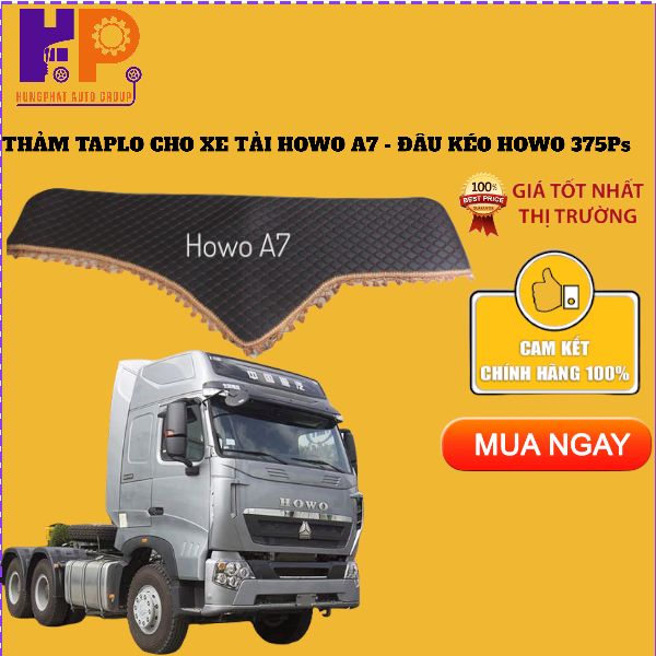 [XẢ LỖ) Thảm taplo che nắng xe tải Howo A7 - Đầu kéo Howo 375Ps [PHỤ KIỆN XE Ô TÔ, XE HƠI ]