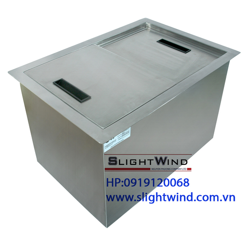 [HCM]THÙNG ĐÁ ÂM QUẦY INOX 304 DÙNG CHO QUẦY BAR QUÁN CÀ PHÊ - SLIGHTWIND