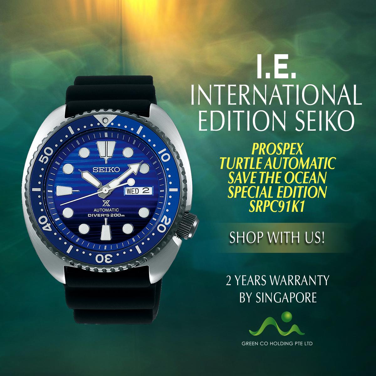 Seiko Prospex Save the Ocean Special Edition Automatic 45mm 20 ATM