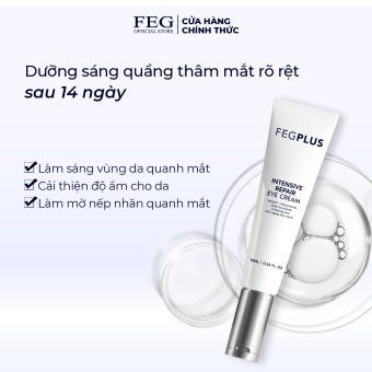 Kem dưỡng mẳt FEG Plus EYE CREAM  - Kem dưỡng sáng và cấp ẩm chuyên sâu cho quầng thâm mắt