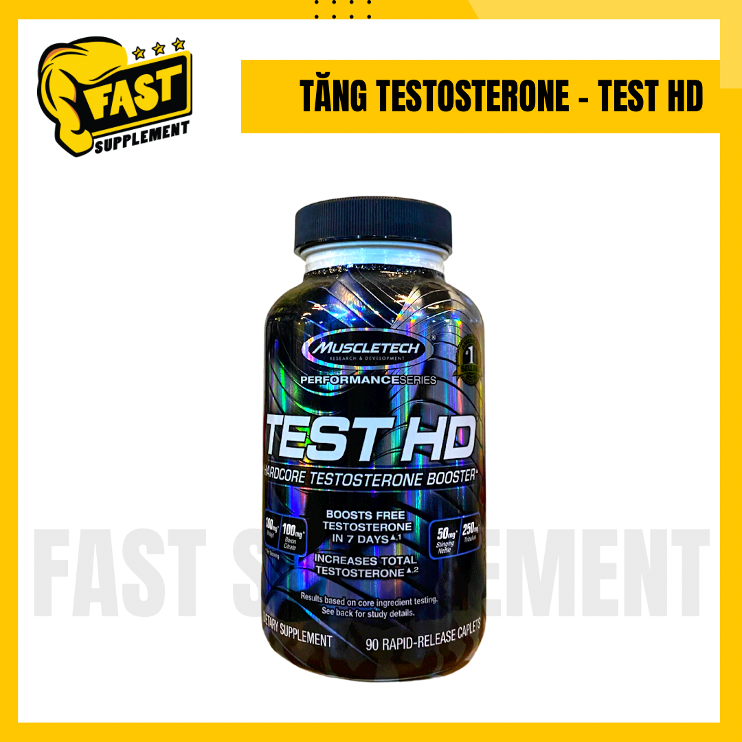 Test hd 90 viên|muscletest| hỗ trợ tăng hormone, sinh lý nam