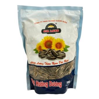 HẠT DƯA / HẠT BÍ / HẠT HƯỚNG DƯƠNG hiệu Gia Long túi 500g loại đặc biệt (hạt to, đều)