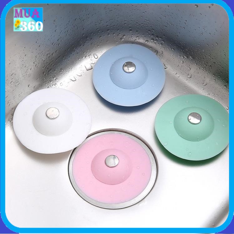 Dụng cụ giữ nước bồn rửa chén có lỗ thoát