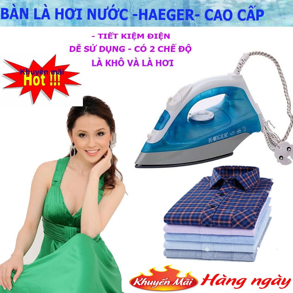 Bàn Ủi Hơi Nước Cầm Tay, Bàn Là Hơi Nước Đứng, Bàn Là. Tay cầm chắc chắn, thiết kế gọn nhẹ,Công suất lớn, nóng nhanh - Đế kép chống dính, 2 chế độ phun hơi thông minh- GIÁ GIẢM SỐC - MUA NGAY HÔM NAY
