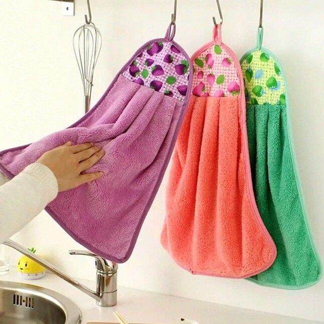 Khăn lau tay nhà bếp có quai treo