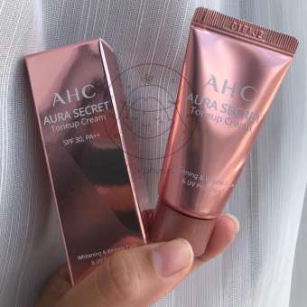 Kem dưỡng da trắng hồng, căng bóng AHC Aura Secret Tone Up Cream 10ml