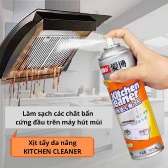 Bình xịt bọt tuyết tẩy rửa siêu sạch màu cam