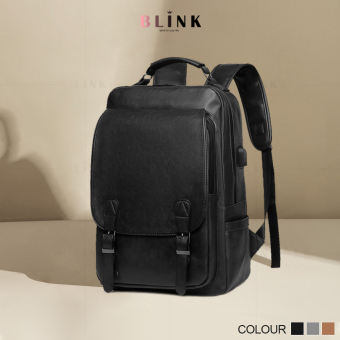 Balo da đi học unisex thời trang BLD08 , Cặp đi học da nữ nam đựng laptop 15.6 inch , Balo đi học da đẹp chống nước