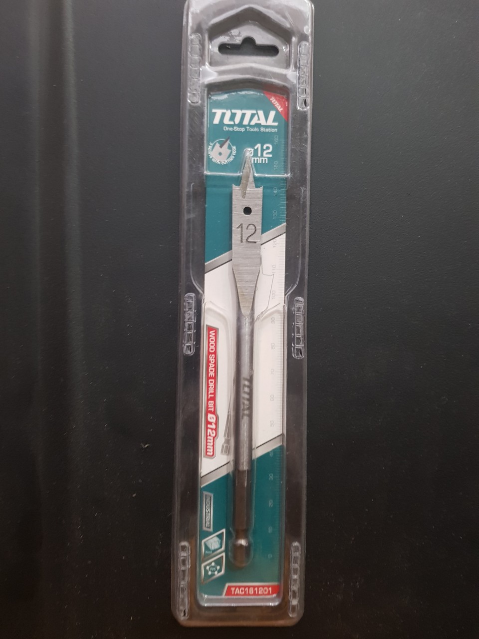 Mũi khoan gỗ đầu dẹp total tac161201