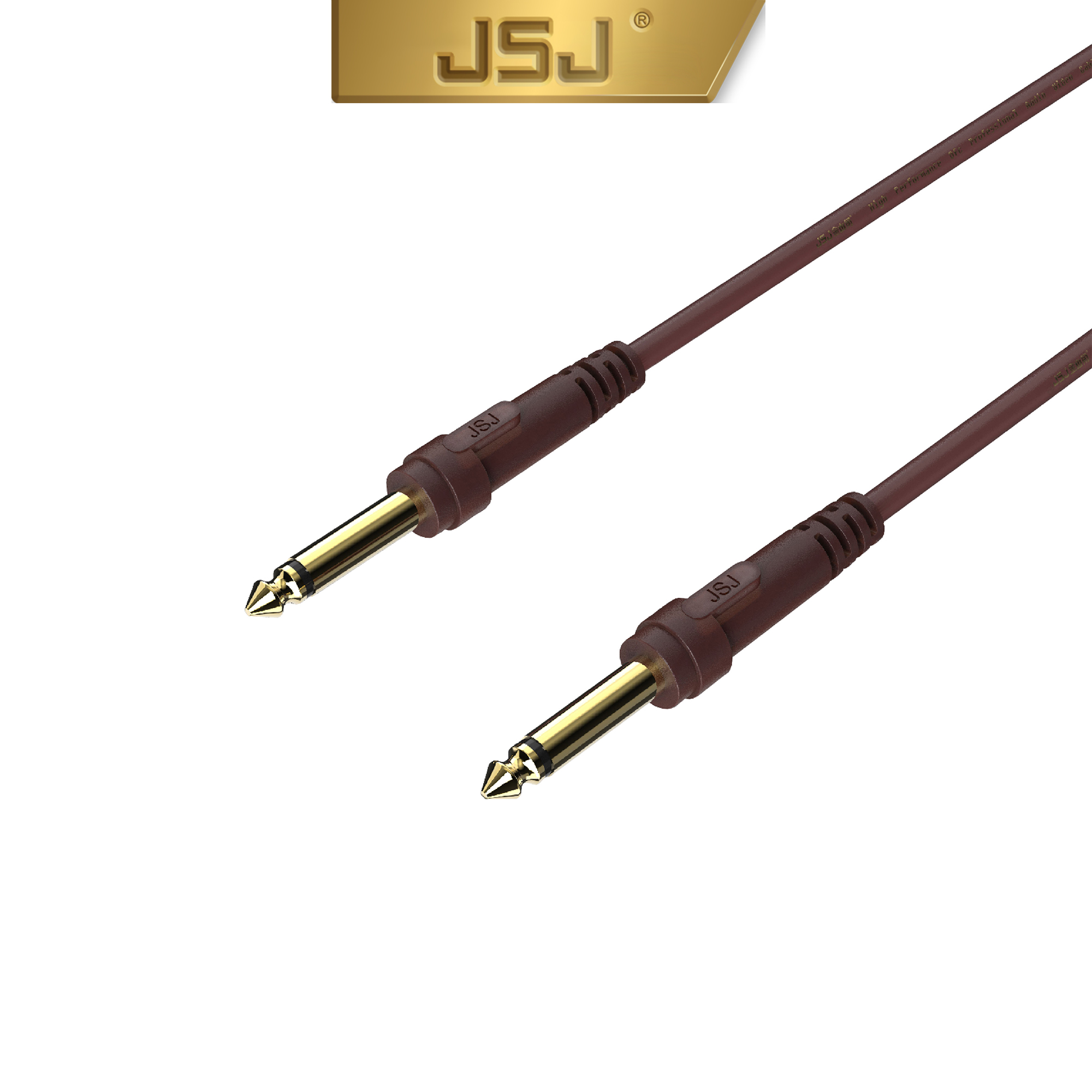 Dây tín hiệu 2 đầu 6 ly (6.5mm) JSJ 411C dài 1m - 1.5m dây nối liền mạch đầu cắm mạ vàng chống oxy hóa lớp bảo vệ PVC đầu ra ổn định giảm tiếng ồn gấp đôi và khả năng chỗng nhiễu